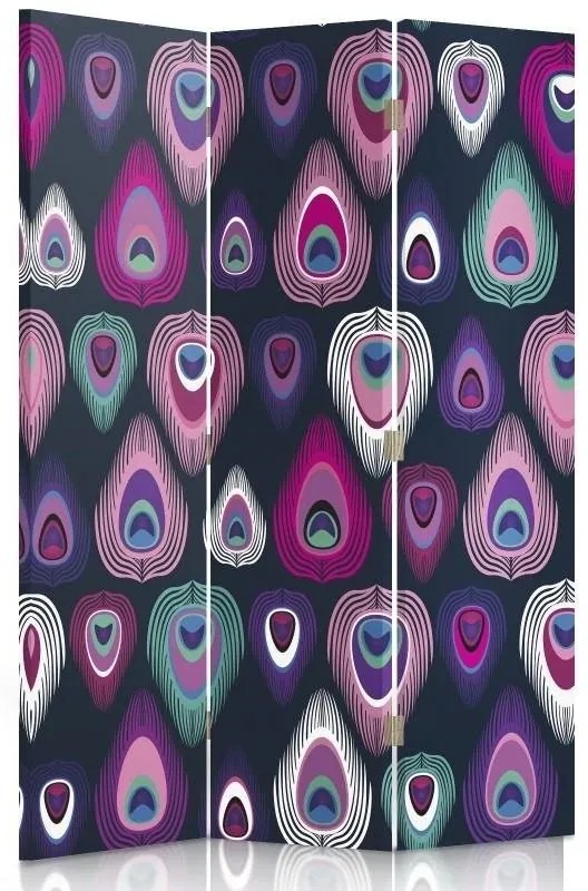Gario Paraván Pávaszemek Méret: 110 x 170 cm, Kivitelezés: Klasszikus paraván