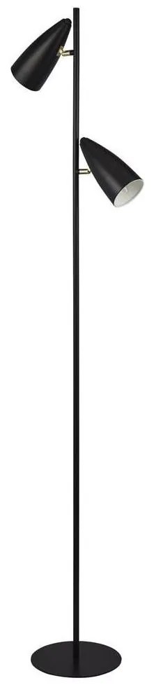 Searchlight EU60971BK - Állólámpa STYLUS 2xE14/7W/230V fekete