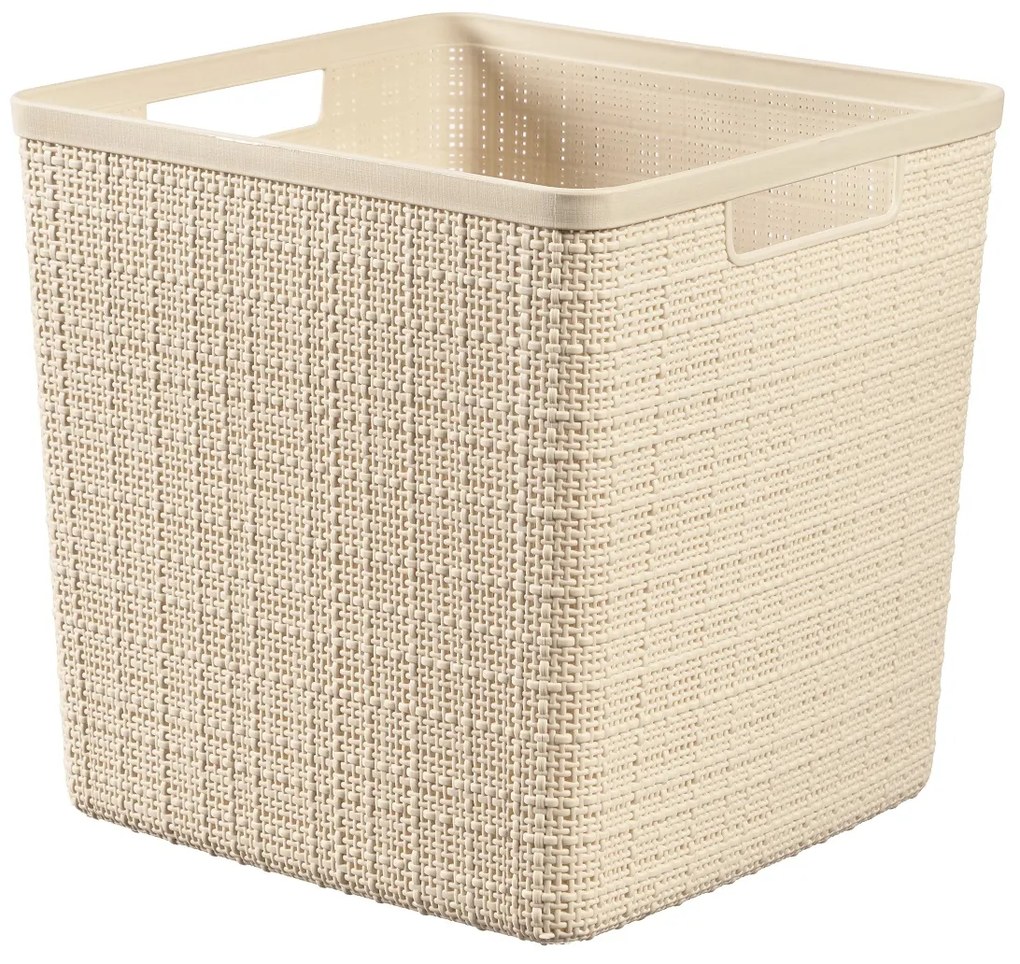 Curver Tároló kosár JUTE L, bézs