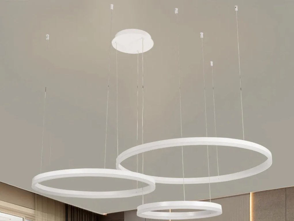NEDES J4384-W Modern Led Függesztett Lámpa IP20