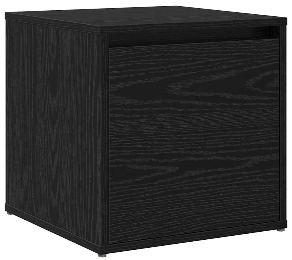 Előszoba bútorkészlet 3 pcs Musta tammi 80 x 31 x 40 cm Faanyag