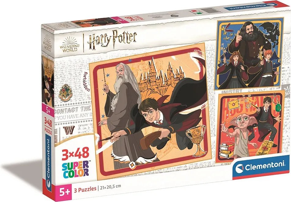 Harry Potter Chronicles 3x48 db-os puzzle Clementoni