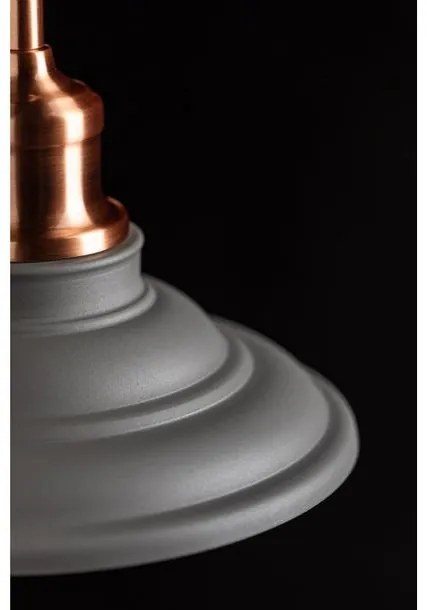 Lámpa Mennyezeti lámpatest LORET M,8854,AC220-240V,50/60Hz,1*E27,max.40W,átmérő 20,5cm,IP20,egyes,szürke