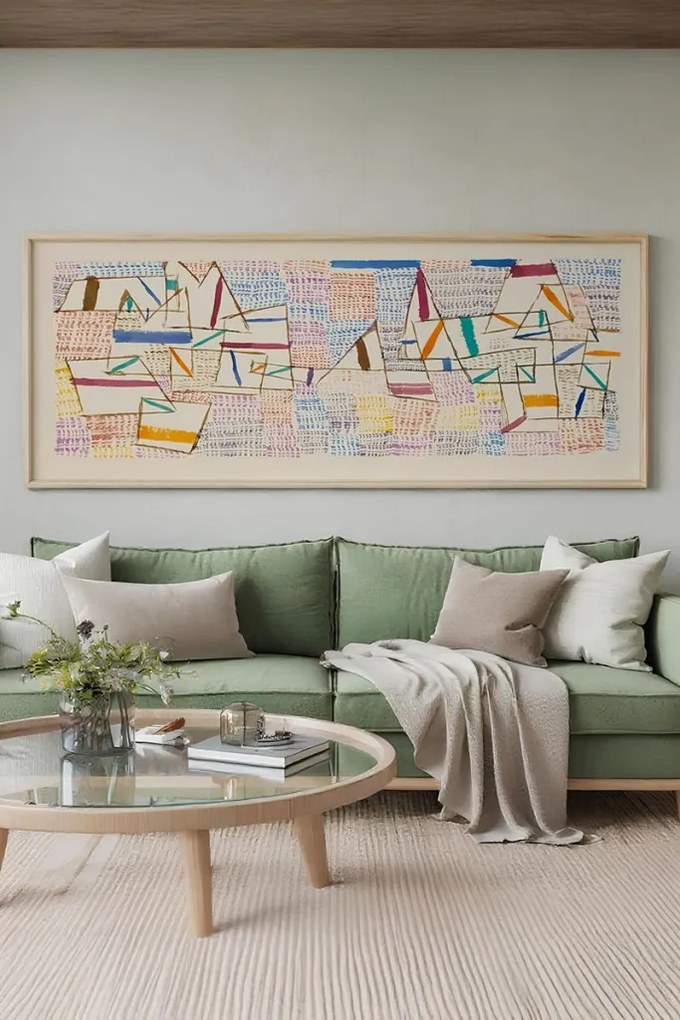 Artsmdfyty3-50120 keretezett MDF falikép, 50 x 120 cm