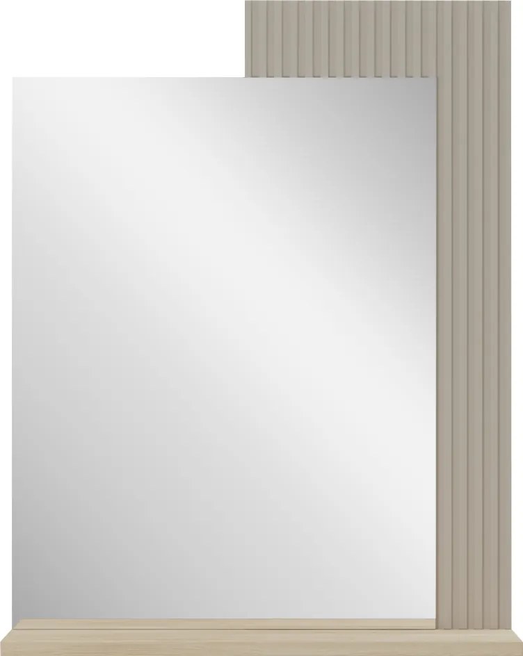 Tükör 65, szürkésbarna Taupe/silverjack tölgy, DOMCA