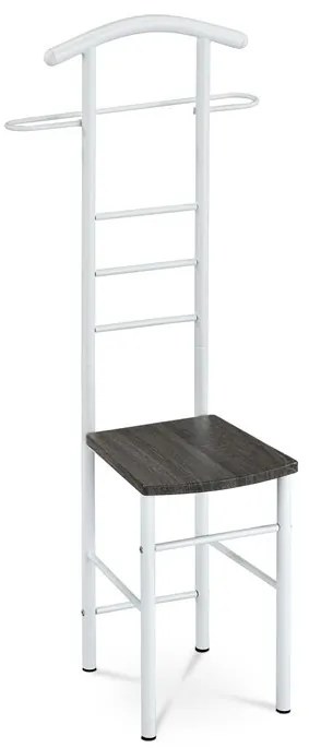 81870 Fehér szobainas sonoma tölgy dekorációval, terhelhetőség 90 kg