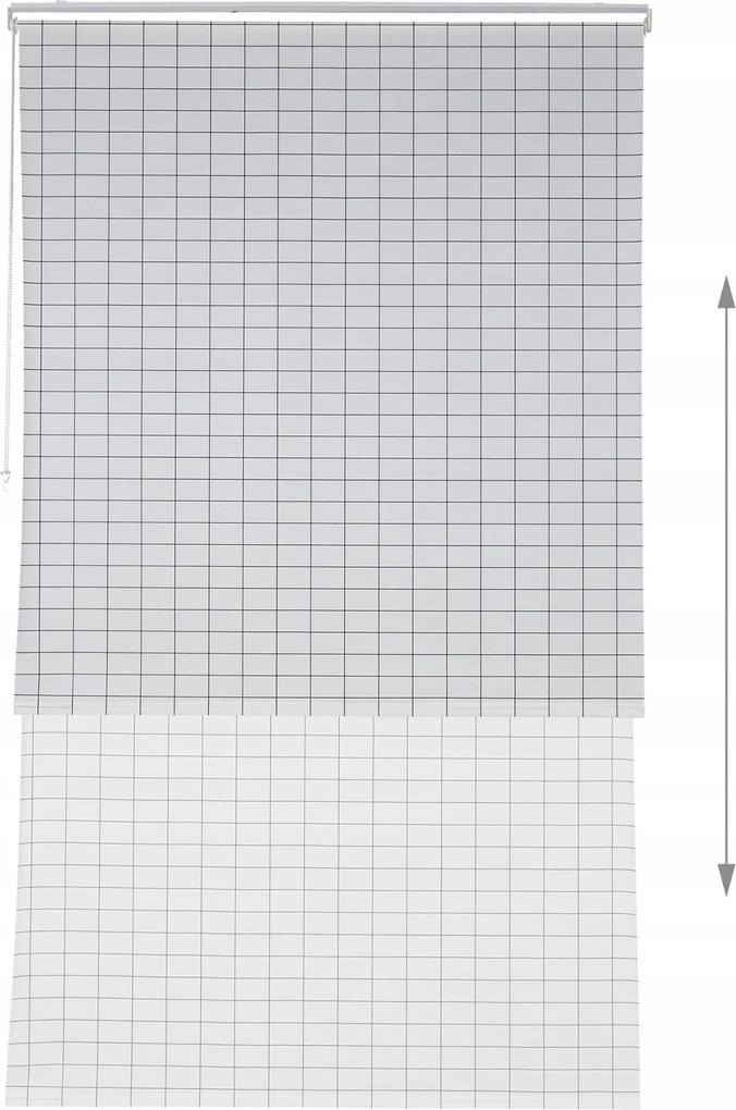 Zuhanyfüggöny 140x240 kockás relaxdays