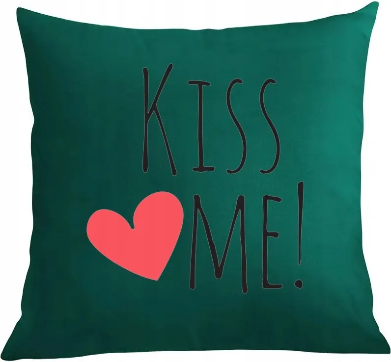 Párna párnahuzat Ajándék Kiss Me
