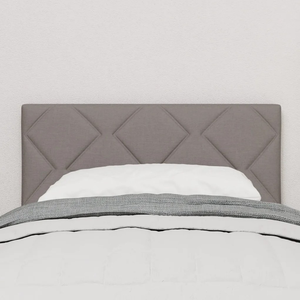 LED Fejtámla Gyémánt Blokk Design Taupe 80 cm Szövet
