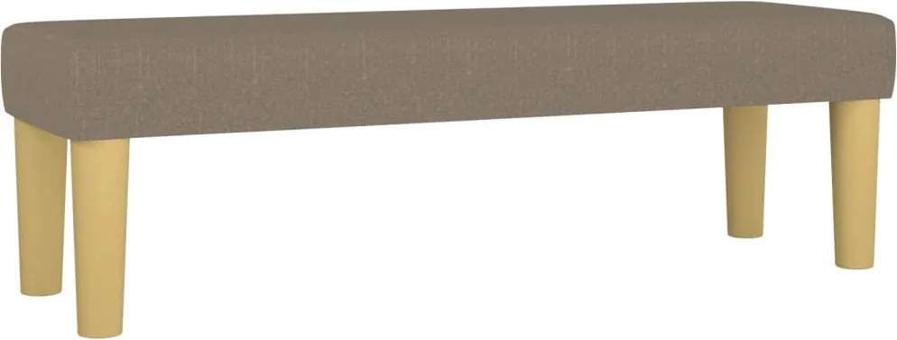 vidaXL tópszínű szövet pad 100 x 30 x 30 cm
