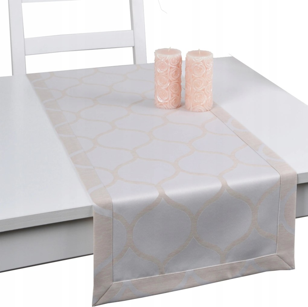 Casablanca dekorációs öv 40x140 asztali futó bézs