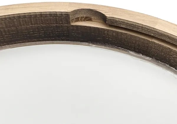 Brilagi - CARVALHO SMOKEY mennyezeti lámpa, 3xE27/15W/230V, tölgy, átmérő 47,5 cm