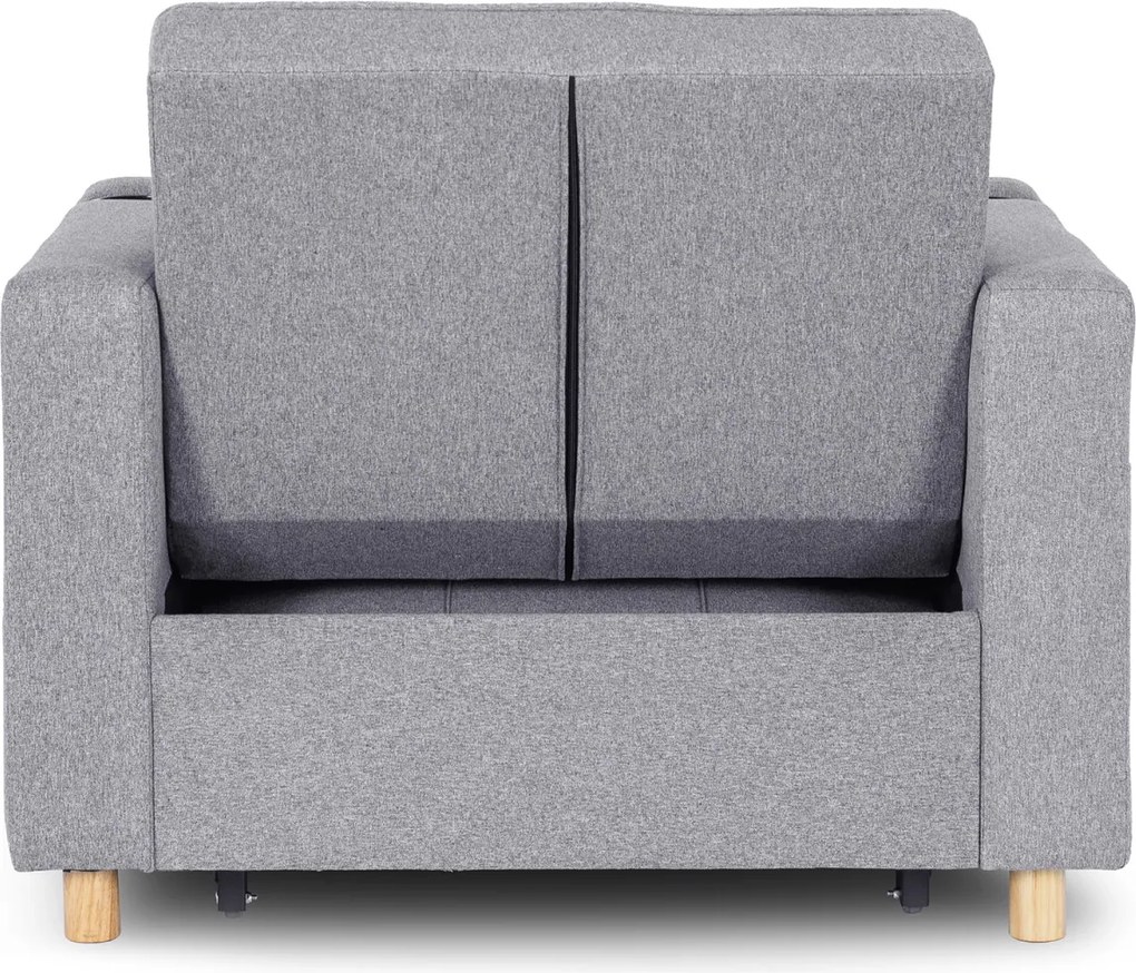 Dönthető fotel szürke, SOLOR