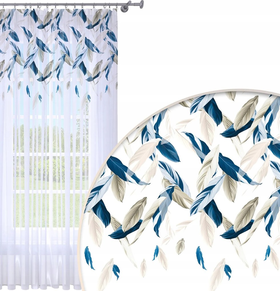 Függöny Kész 140x250 Fátyol Festett Béka Mintás 052