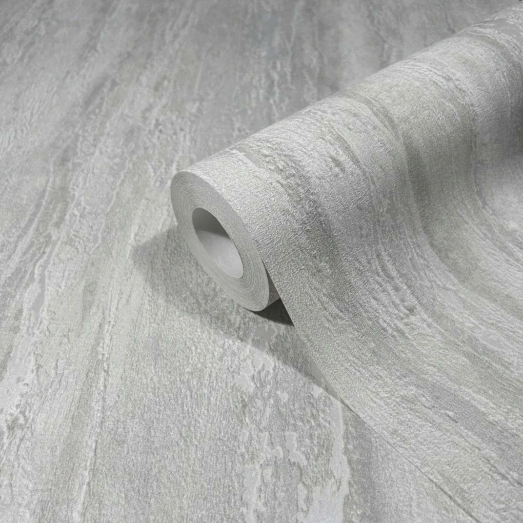 Szürke Tapéta Utánzat Dekoratív Dombornyomott Vakolat