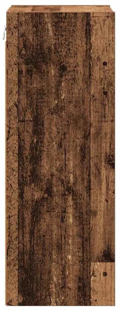 Függő szekrény polcokkal Riga Öreg fa 30 x 29,5 x 80 cm Faanyag