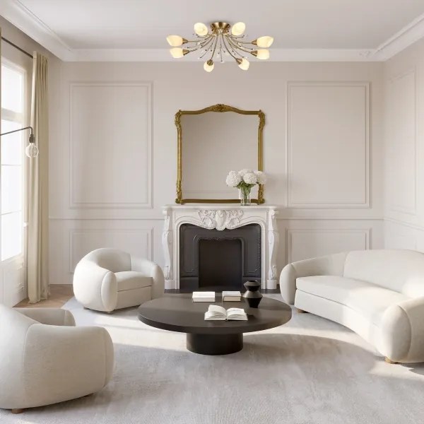 Brilagi - Felületre szerelhető csillár MEGAPOLIS 8xE14/60W/230V bronz