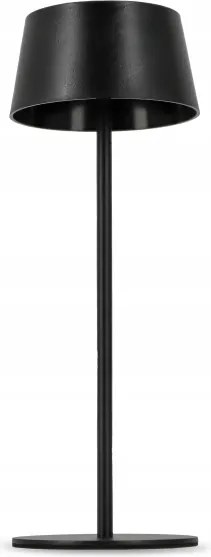 LED dimmelhető érintésvezérelt napelemes lámpa LED/3W/5V USB 1800 mAh IP44 fekete