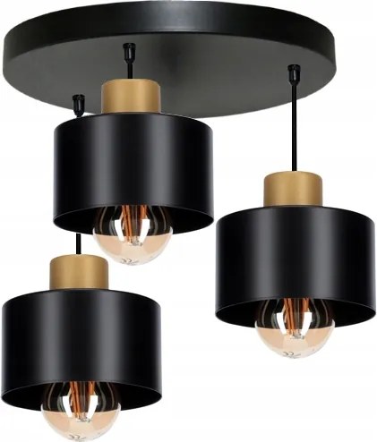 Csillár Mennyezeti Lámpa Függeszték Loft 3 Arany Mennyezeti Lámpa Loft Nappali