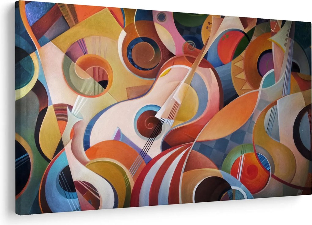 Kép - Zenei absztrakt (90x60 cm)