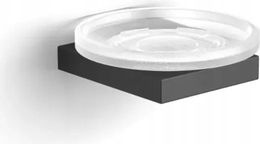 Stella Kobe szappantartó matt fekete 10.420-B