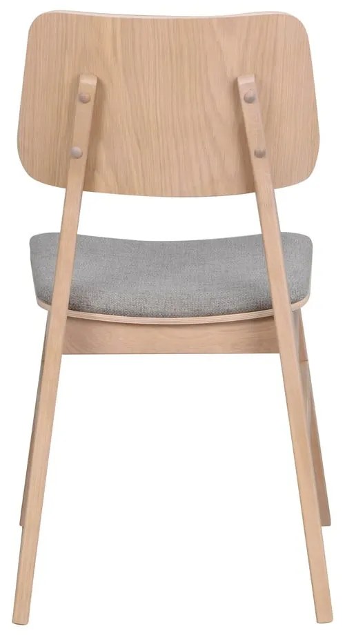 Nagano világosbarna étkezőszék világosszürke ülőrésszel - Rowico