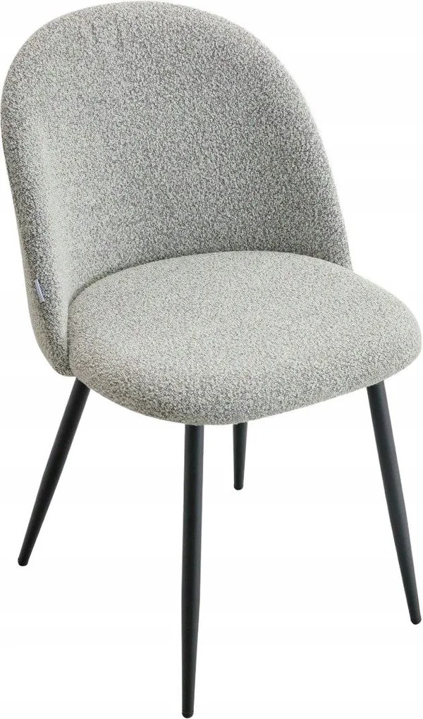 Fresca szövettel kárpitozott étkezőszék Világosszürke 47x56x78 Homla