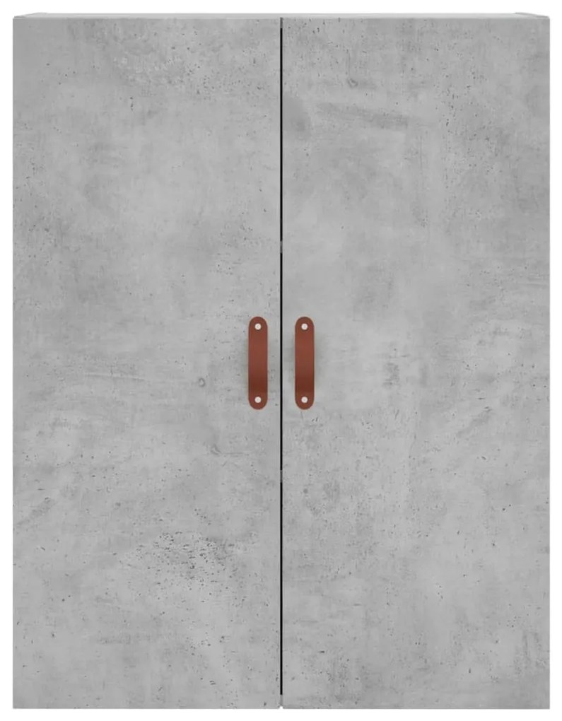2 db betonszürke faliszekrény 69,5 x 34 x 90 cm