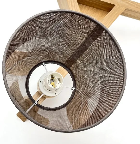 Brilagi - LED  Felületre szerelhető csillár  ANTHONY 3xE14/40W/230V tölgy/barna