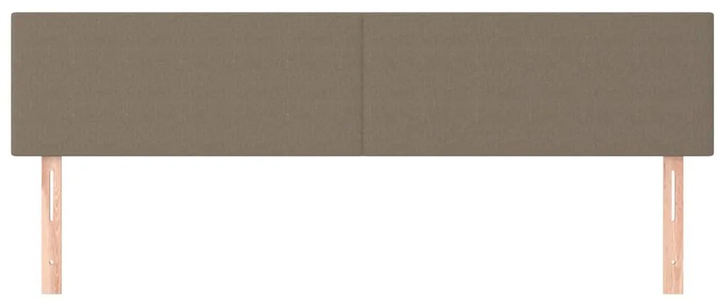 2 db tópszínű szövet fejtámla 90x5x78/88 cm