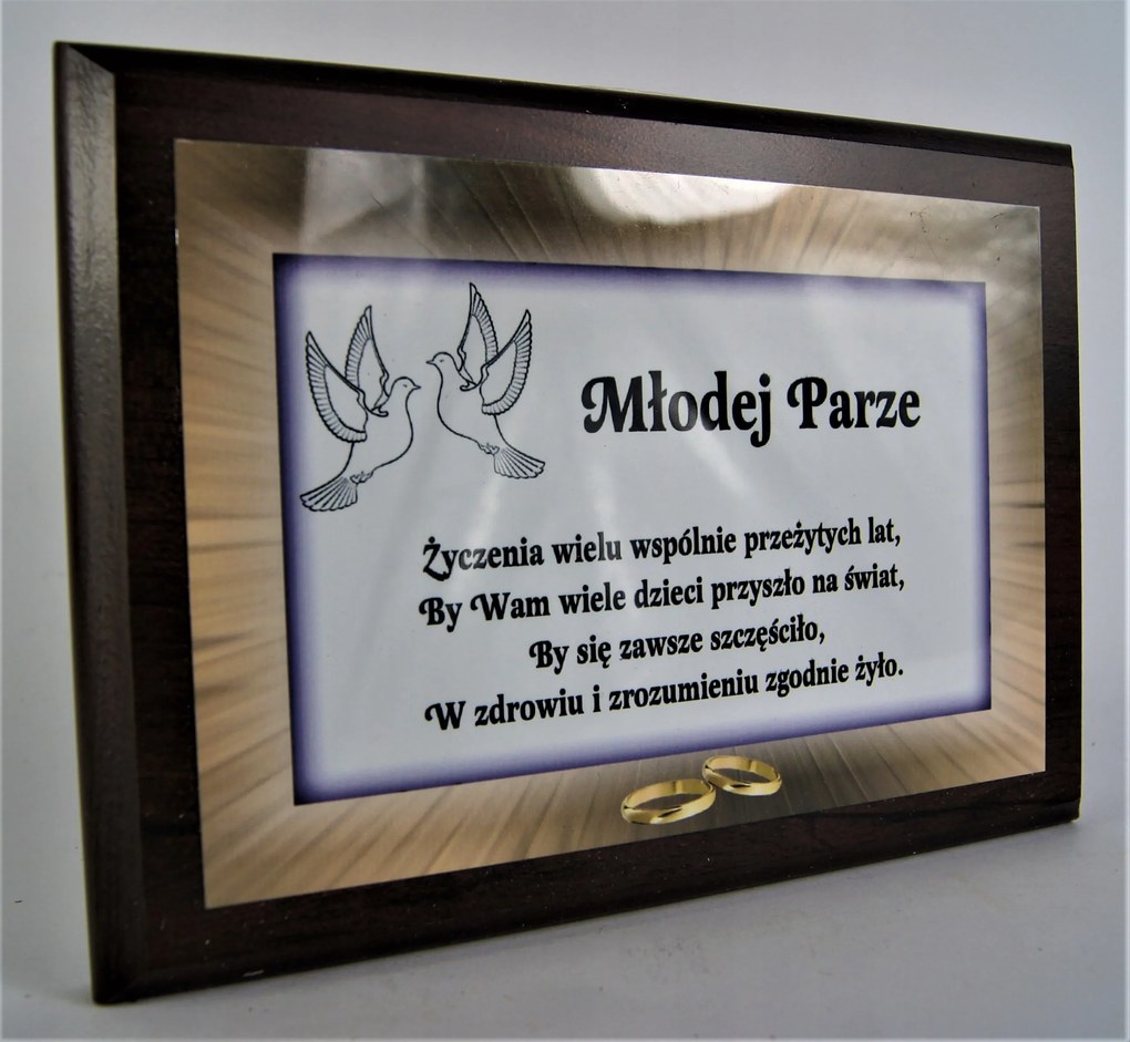 Elegáns Esküvői Ajándék Esküvői Oklevél Minőség!