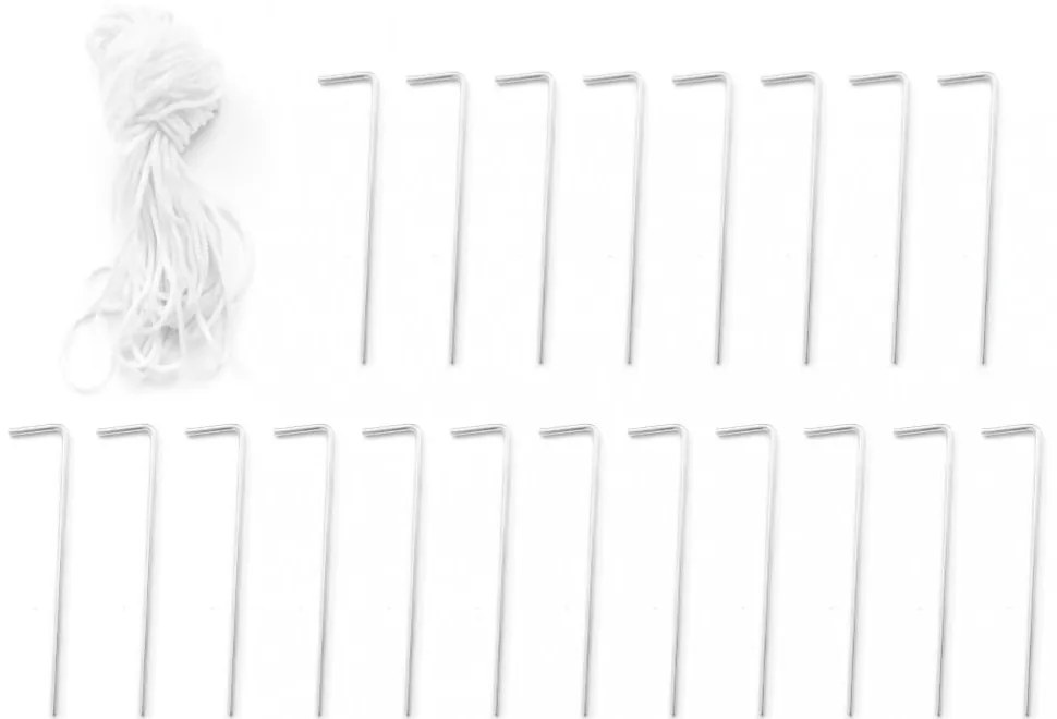 fehér kerti pavilon 3 x 12 m