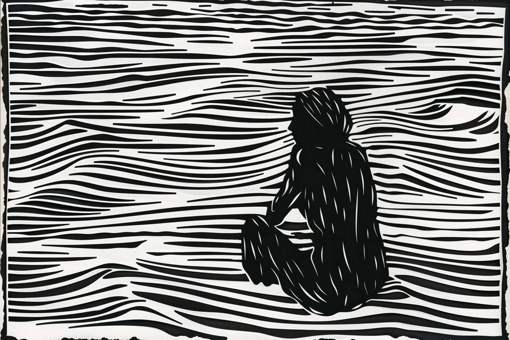 Poszter 30x20cm Összetett Fluid vonalak