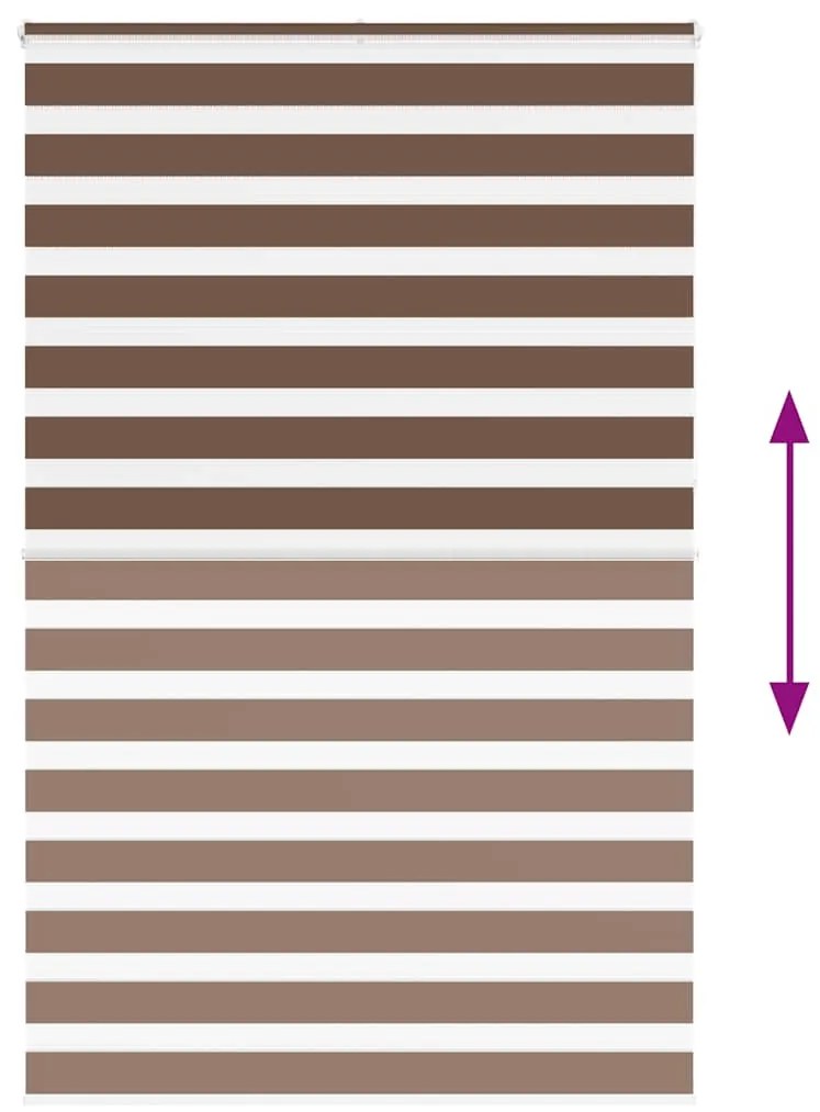 zebrafüggönnyel barna szövetszélesség 140,9 cm poliészter