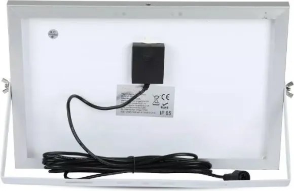LED állítható fényerejű napelemes reflektor 12W/3,2V 6000K IP65 + DO