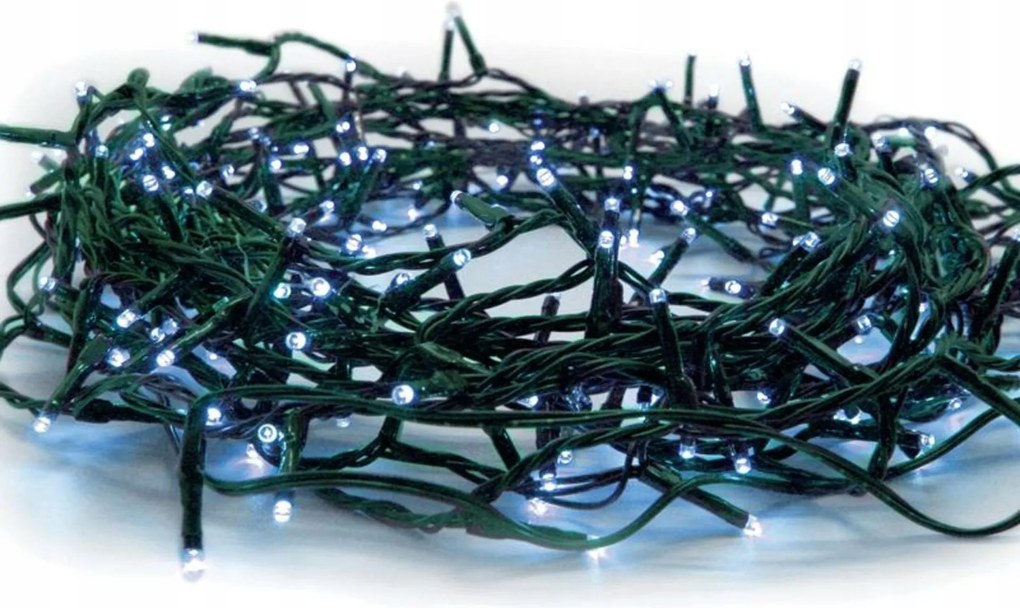 Aca Lighting 100 db 5 cm-es LED-es lánc kék, 220-240V max. 6 másodpercig meghosszabbítható