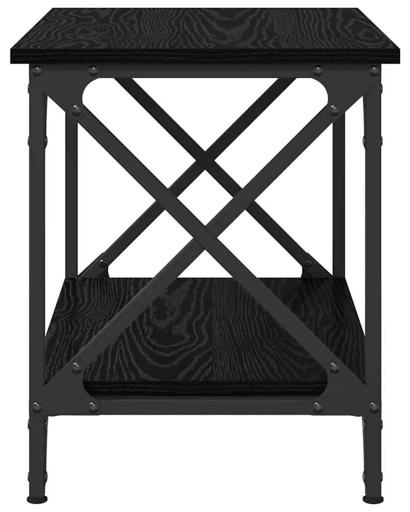 Oldal asztal Musta tammi 55 x 38 x 45 cm Faanyag