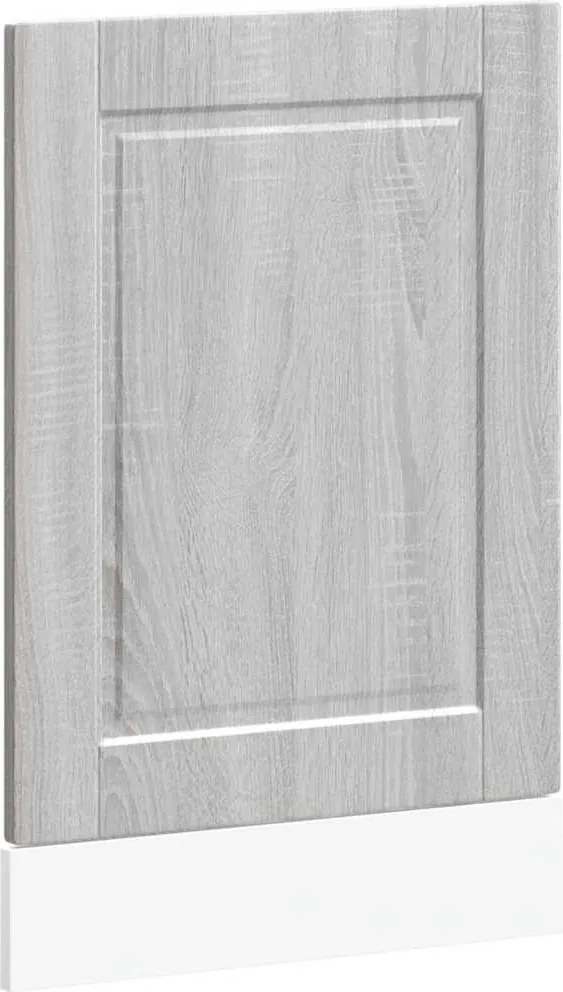 vidaXL mosogatógép panel "Porto" Szürke Sonoma 45x1,5x67 cm Mérnöki fa