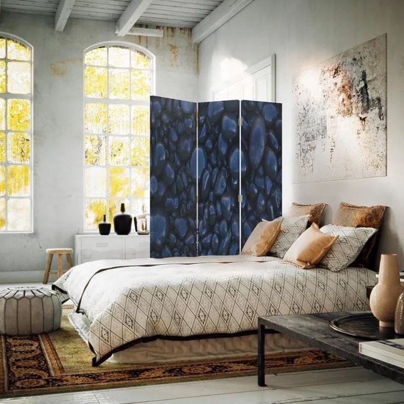 Gario Paraván Fekete kövek Méret: 145 x 170 cm, Kivitelezés: Klasszikus paraván