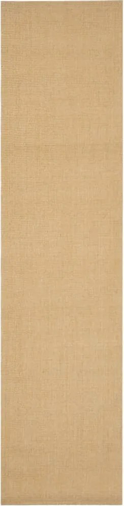 vidaXL természetes szizálszőnyeg 80x350 cm
