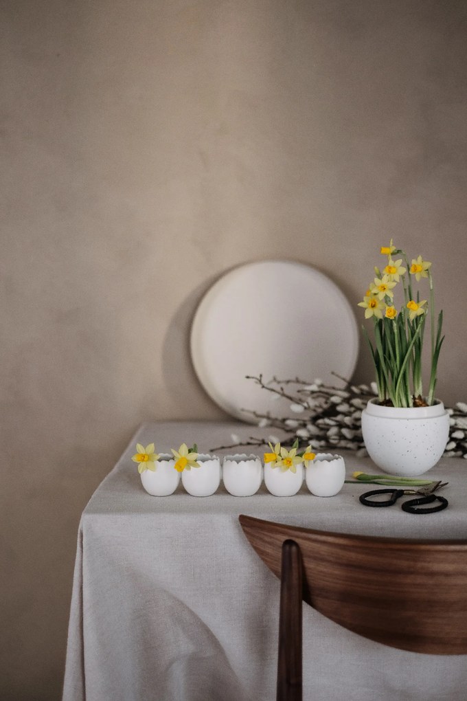 Húsvéti tojásdísz, fehér színű - COOEE