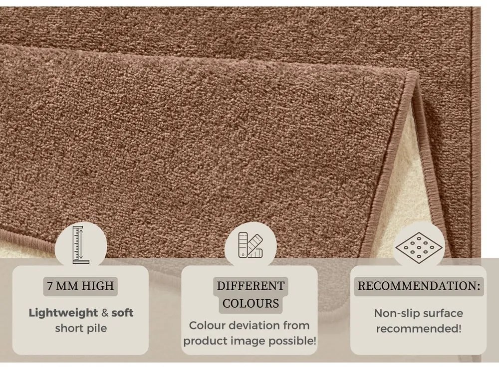 Barna szőnyeg 80x150 cm Fancy – Hanse Home