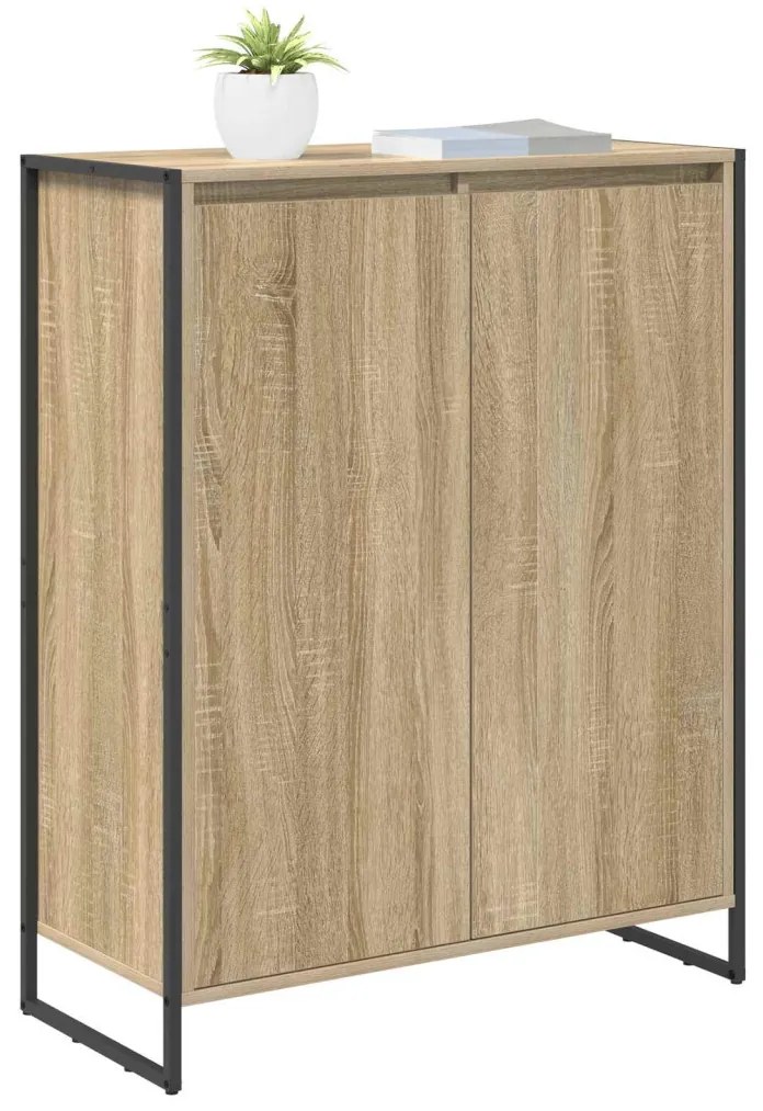 Cipőszekrény tárolóval ajtóval Sonoma 79 x 36 x 100 cm Faanyag