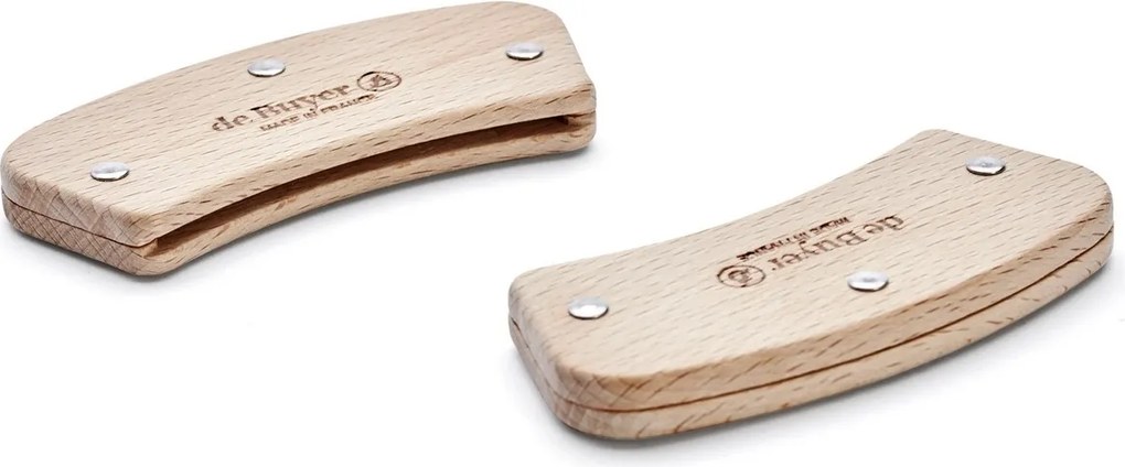 De Buyer 3660.02 LOQY levehető fogantyúpár, fa