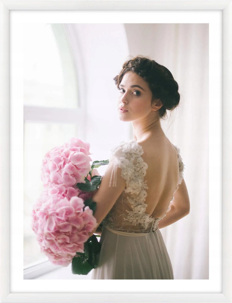 Fa képkeret Fehér 30x40 cm