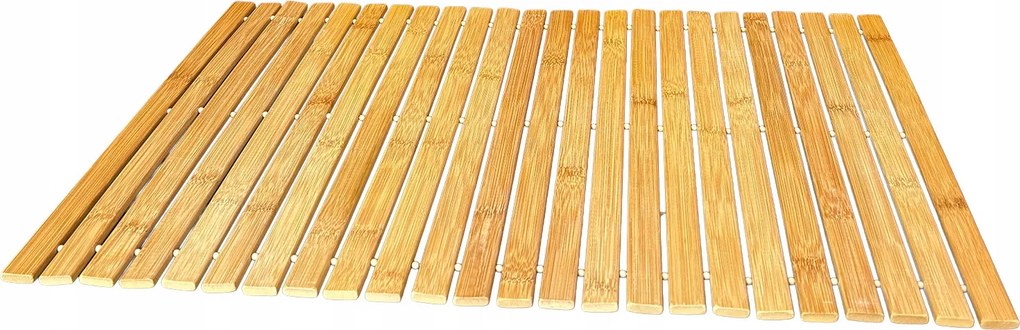 Bambusz Fürdőszobaszőnyeg Nagy szőnyeg boho fürdőszoba szőnyeg 80x50cm