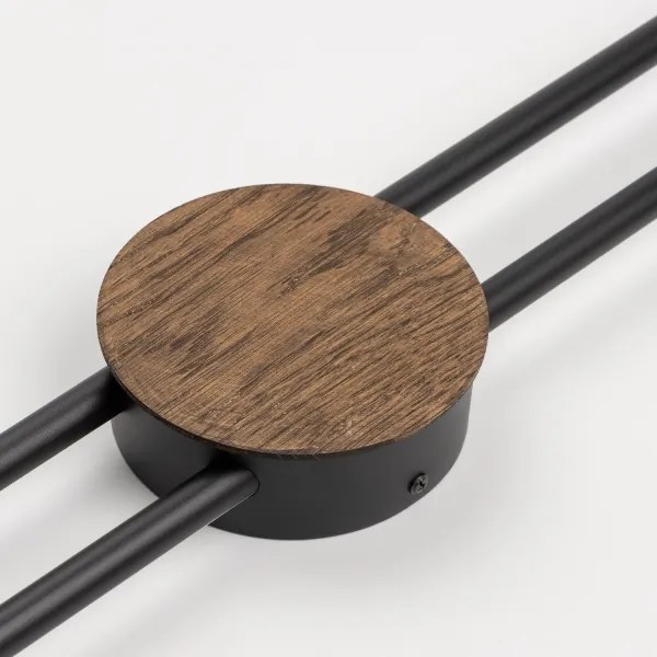 Brilagi - WOODY COLLINE LED 15W 230V falikar 80 cm tölgy-dió