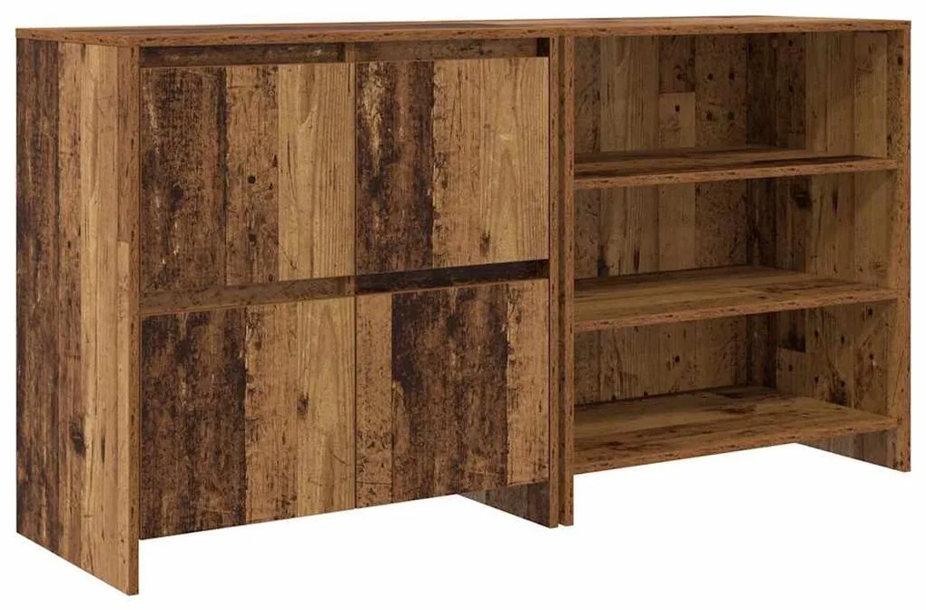 Oldalszekrények 2 pcs Régi fa 70 x 41 x 75 cm Faanyag