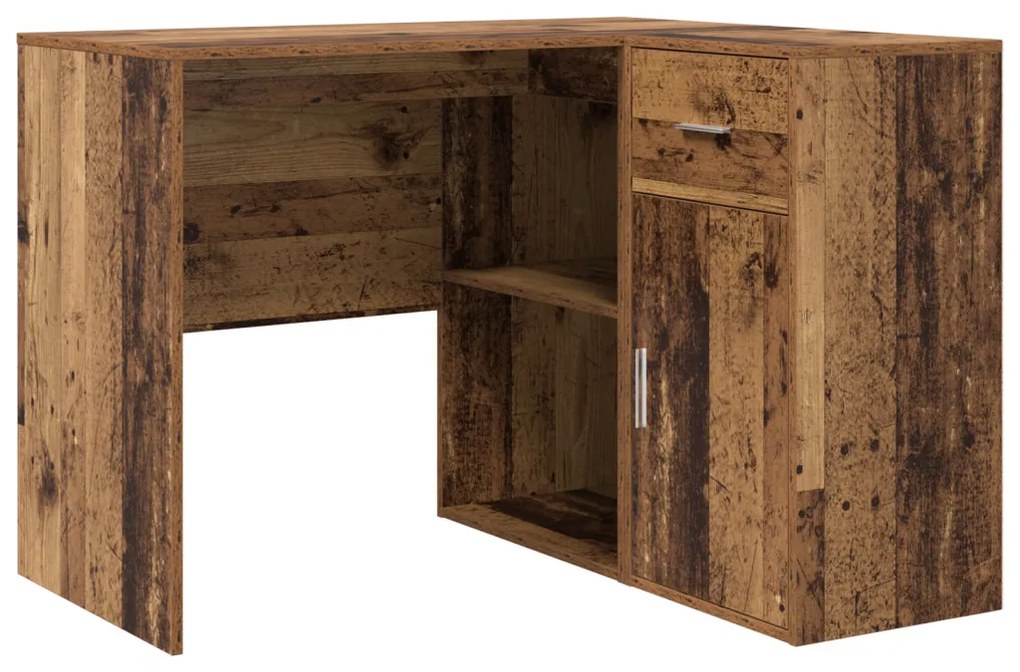 Sarokasztal Régi fa 102x88x75 cm Szerelt fa