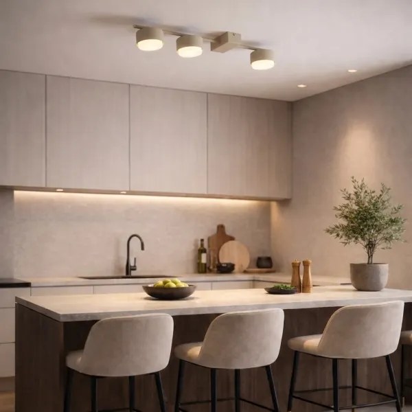 Brilagi - LED spotlámpa MONO 3xGX53/12W/230V bézs